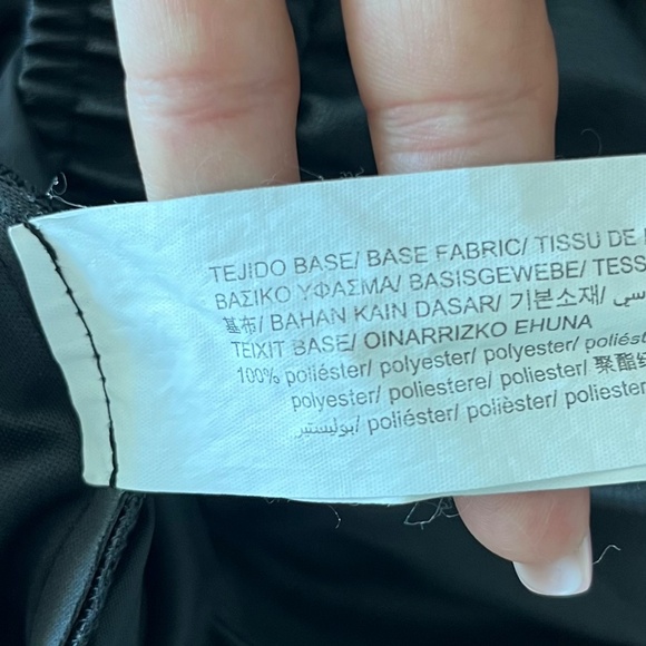 Faux Leather Jogger Pants by Pull&Bear - Picture 7 of 7